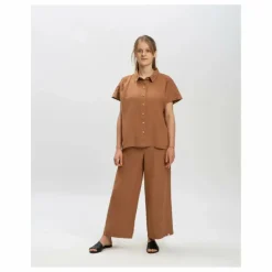 Discount Matona Blouse Lin | Marron