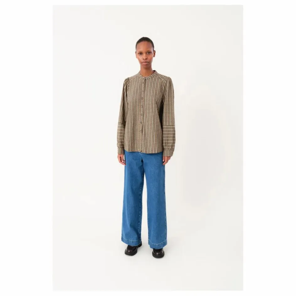 Femme Lollys Laundry Blouses, Chemises*Blouse Lina Carreaux |