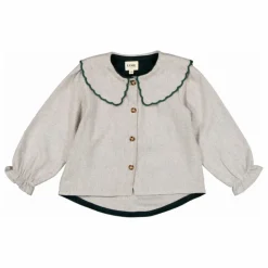 Best Loir Blouse Loretta Coton Bio | Gris