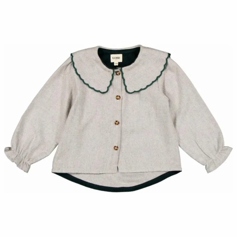 Best Loir Blouse Loretta Coton Bio | Gris