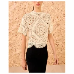 Sale Ulla Johnson Blouse Maddalena | Ecru