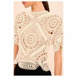 Sale Ulla Johnson Blouse Maddalena | Ecru