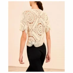 Sale Ulla Johnson Blouse Maddalena | Ecru