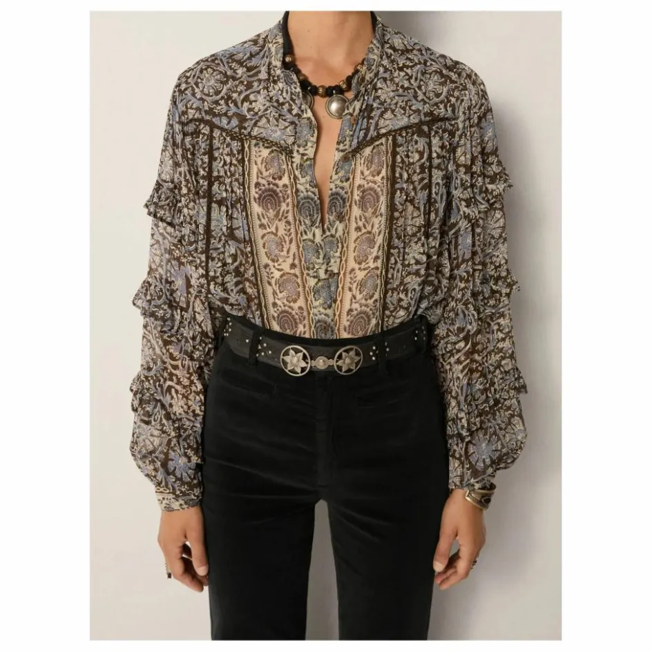 Hot Blouse Madurai Camilla | Femme Blouses, Chemises