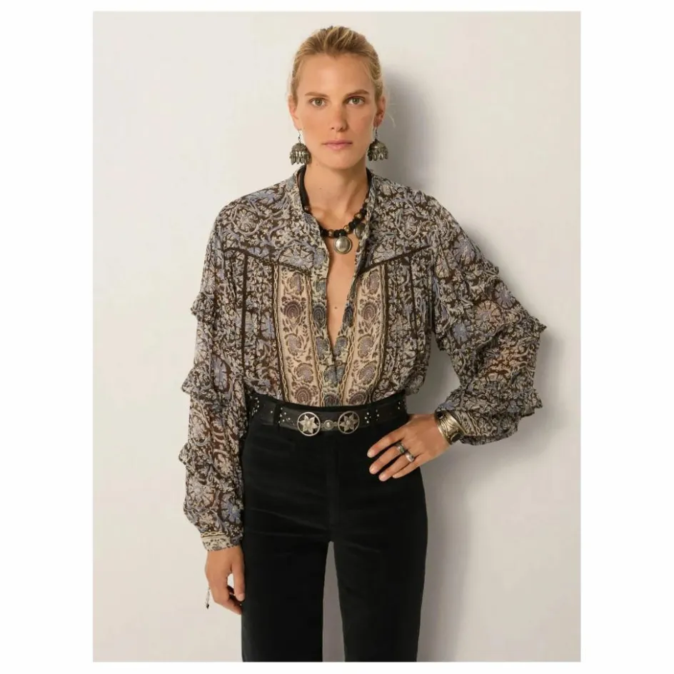 Hot Blouse Madurai Camilla | Femme Blouses, Chemises