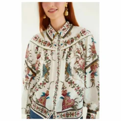 Farm Rio Blouse Magestic Hearts ||Femme Blouses, Chemises