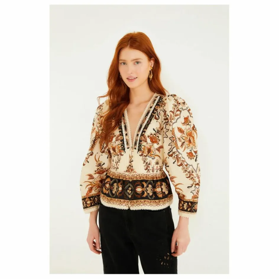 Best Blouse Majestic Garden | Femme Blouses, Chemises