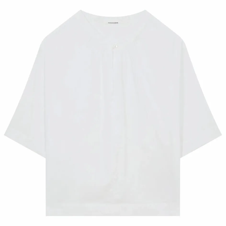 Femme Pomandère Blouses, Chemises*Blouse Manches Courtes Popeline de Coton |