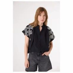 New Blouse Maya Dune Brodée | Femme Blouses, Chemises