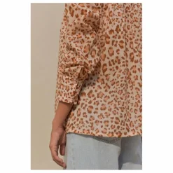 Marlot Paris Blouse Michelle Léopard Voile de Coton - Collection Femme ||Femme Blouses, Chemises