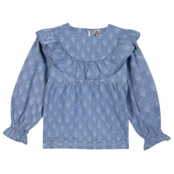 Hot Bonton Blouse Mindy | Bleu