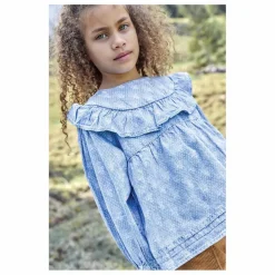 Hot Bonton Blouse Mindy | Bleu