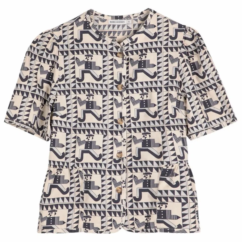 Bobo Choses Blouse Mr Pencil Coton Bio - Collection Femme | Ecru