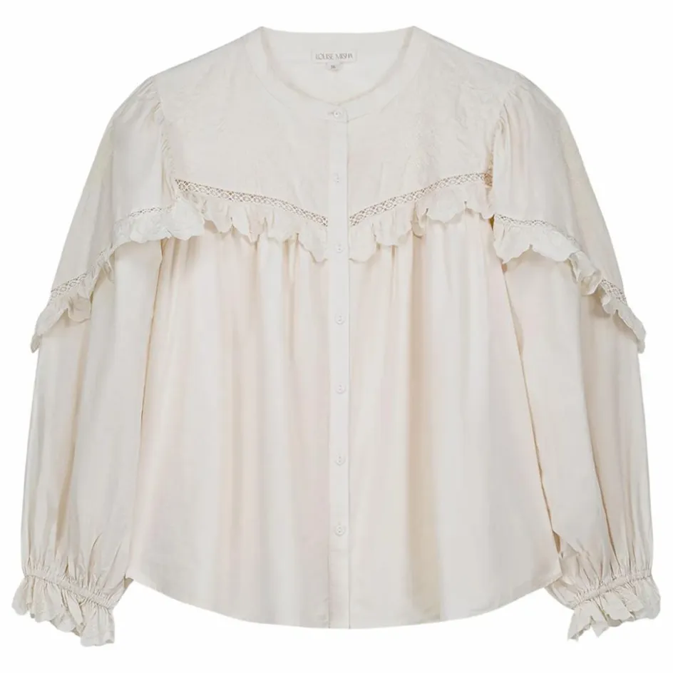 Louise Misha Blouse Noelianne Popeline de Coton Bio - Collection Femme ||Femme Blouses, Chemises