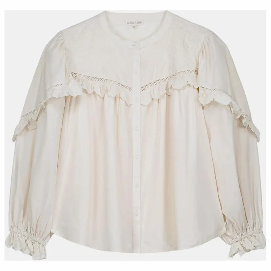 Louise Misha Blouse Noelianne Popeline de Coton Bio - Collection Femme ||Femme Blouses, Chemises
