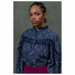 New Blouse Noelianne Starlit Sky Coton Bio - Collection Femme | Femme Blouses, Chemises