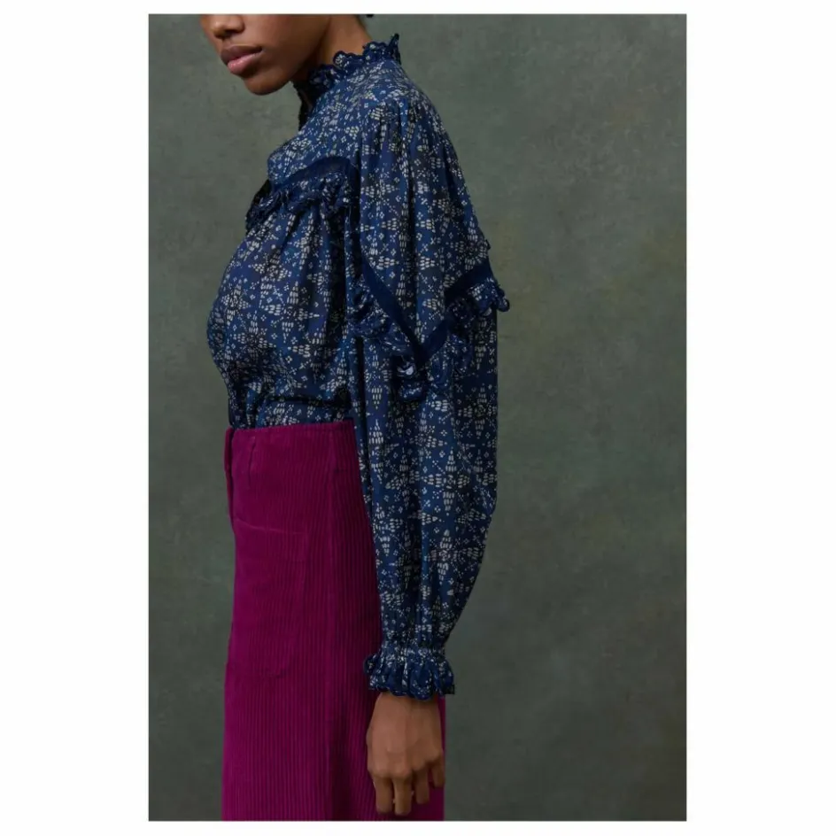 New Blouse Noelianne Starlit Sky Coton Bio - Collection Femme | Femme Blouses, Chemises