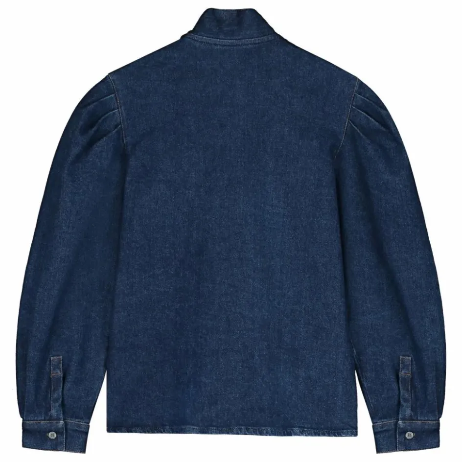 Best Tangerine Blouse Nœud | Denim