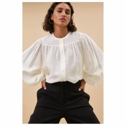 Discount By Bar Blouse Olan | Blanc