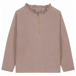 Studio Bohème Blouse Olympe Gaze de Coton Bio | Mauve