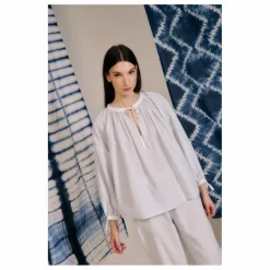 Femme Blue Anemone Blouses, Chemises*Blouse Ondina Rayée |