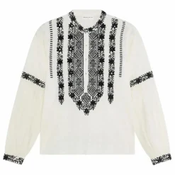 Sale Maison Hotel Blouse Orchid Bruna | Blanc
