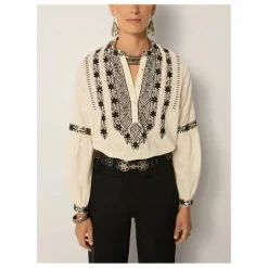 Sale Maison Hotel Blouse Orchid Bruna | Blanc