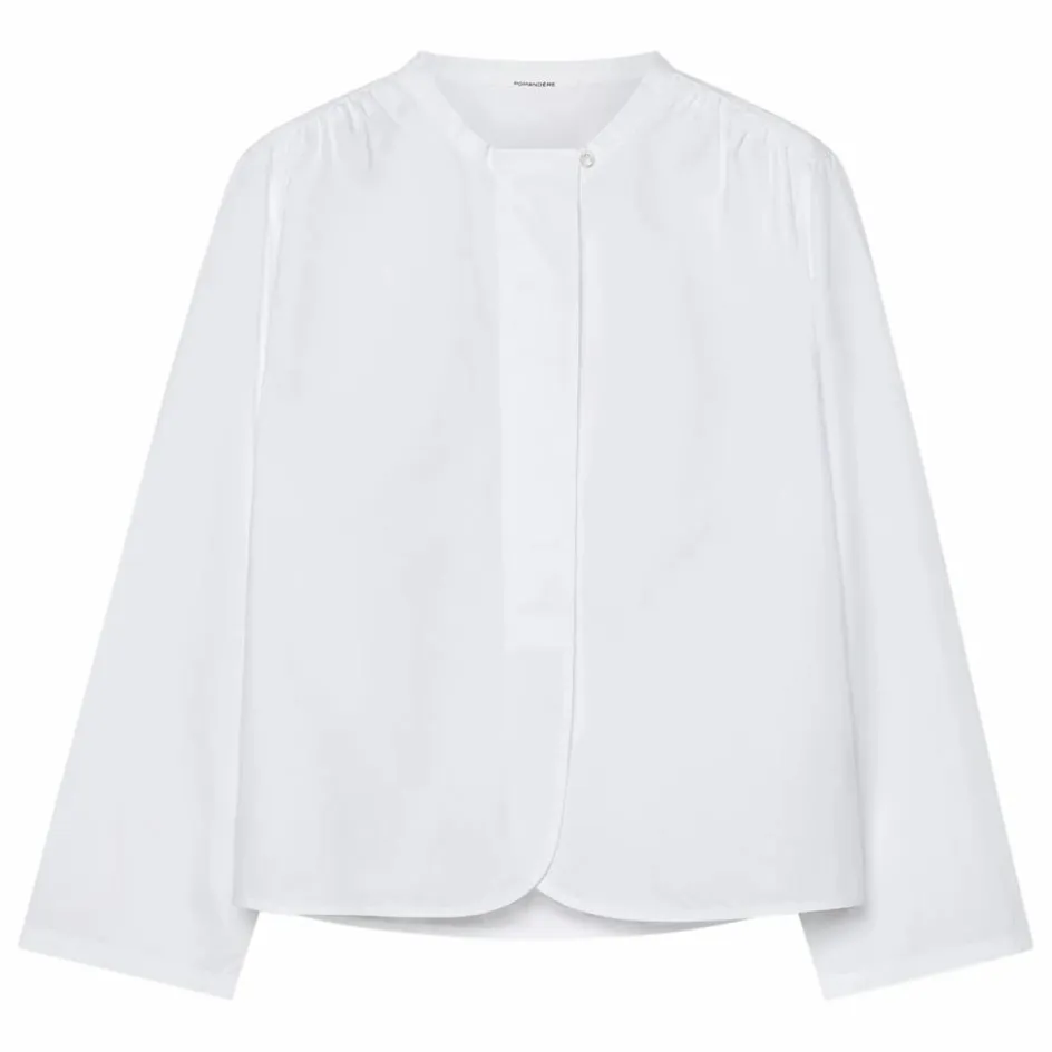 Pomandère Blouse Popeline de Coton ||Femme Blouses, Chemises