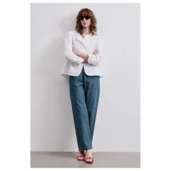 Pomandère Blouse Popeline de Coton ||Femme Blouses, Chemises
