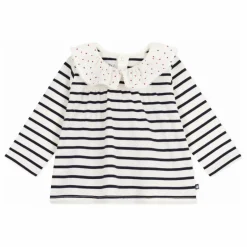 Hot Blouse Rayée Col Cœurs Coton Bio | Blouses, T-Shirts