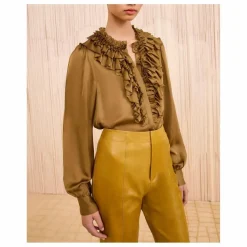 Ulla Johnson Blouse Rouen Soie | Bronze