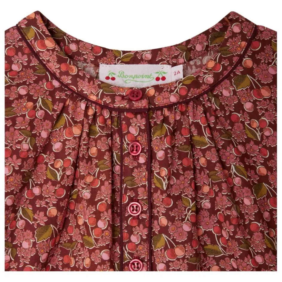 Enfant Bonpoint Blouses, T-Shirts|Blouses, T-Shirts*Blouse Saxo Liberty Coton Bio |