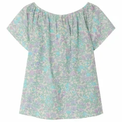 Bonpoint Blouse Smockée Grenade Liberty Coton Bio ||Enfant Blouses, T-Shirts|Blouses, T-Shirts