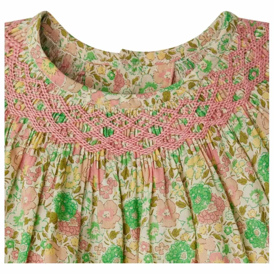 New Blouse Smockée Griotte Liberty Coton Bio | Blouses, T-Shirts