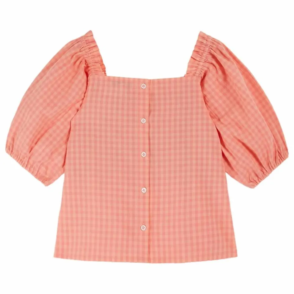 Sale Blouse Smockée Vichy Brodée | Enfant Blouses, T-Shirts