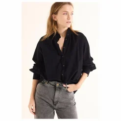 Online Sacrécoeur Blouse Soline Velours Côtelé | Noir