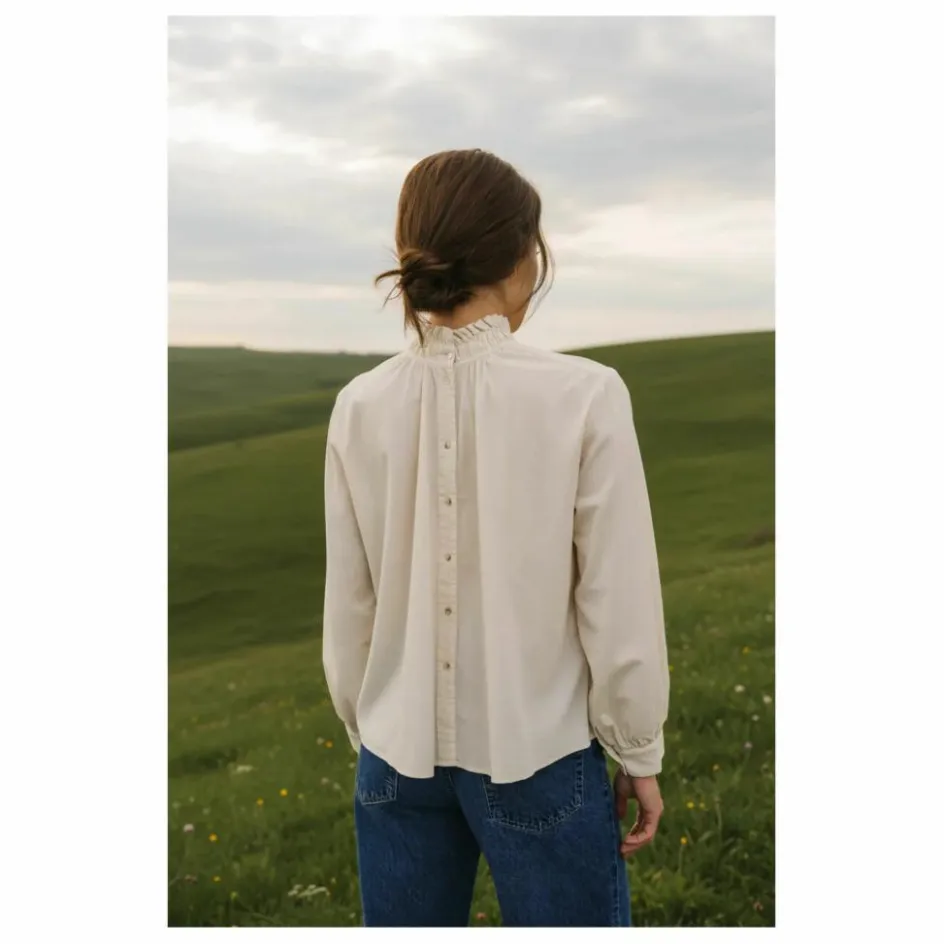 Sacrécoeur Blouse Soline Velours Milleraies ||Femme Blouses, Chemises