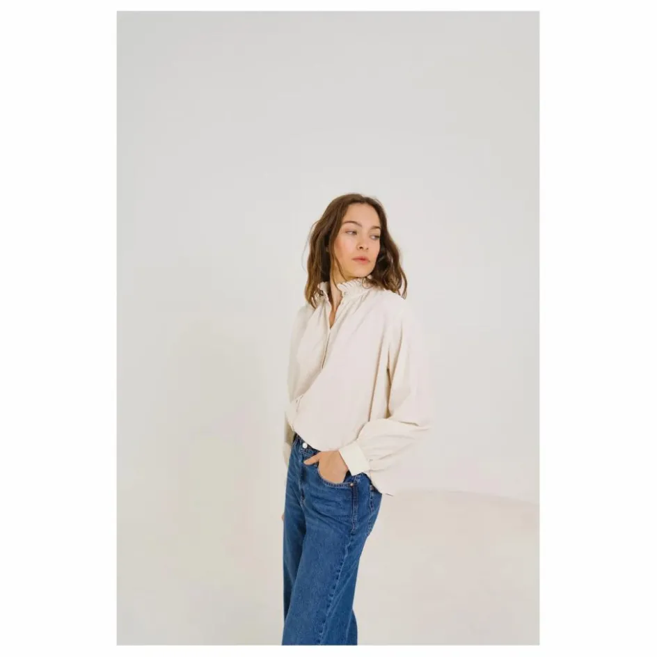 Sacrécoeur Blouse Soline Velours Milleraies ||Femme Blouses, Chemises
