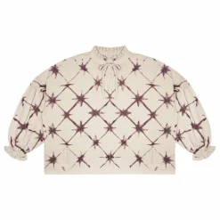 the new society Blouses, T-Shirts*Blouse Tie And Dye Coton Bio Olivia |