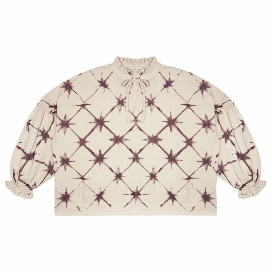 the new society Blouses, T-Shirts*Blouse Tie And Dye Coton Bio Olivia |