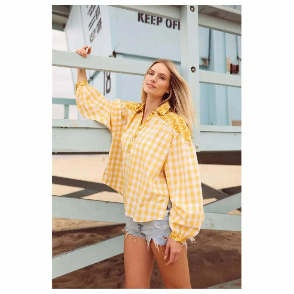 Best Paolina Blouse Timeless Emilie | Jaune