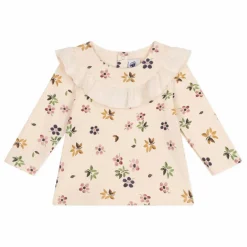 Petit Bateau Blouse Tubique Volant || Blouses, T-Shirts