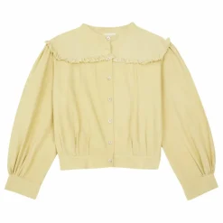 Hot Longlivethequeen Blouse Unie Coton Bio | Vanille