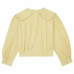 Hot Longlivethequeen Blouse Unie Coton Bio | Vanille