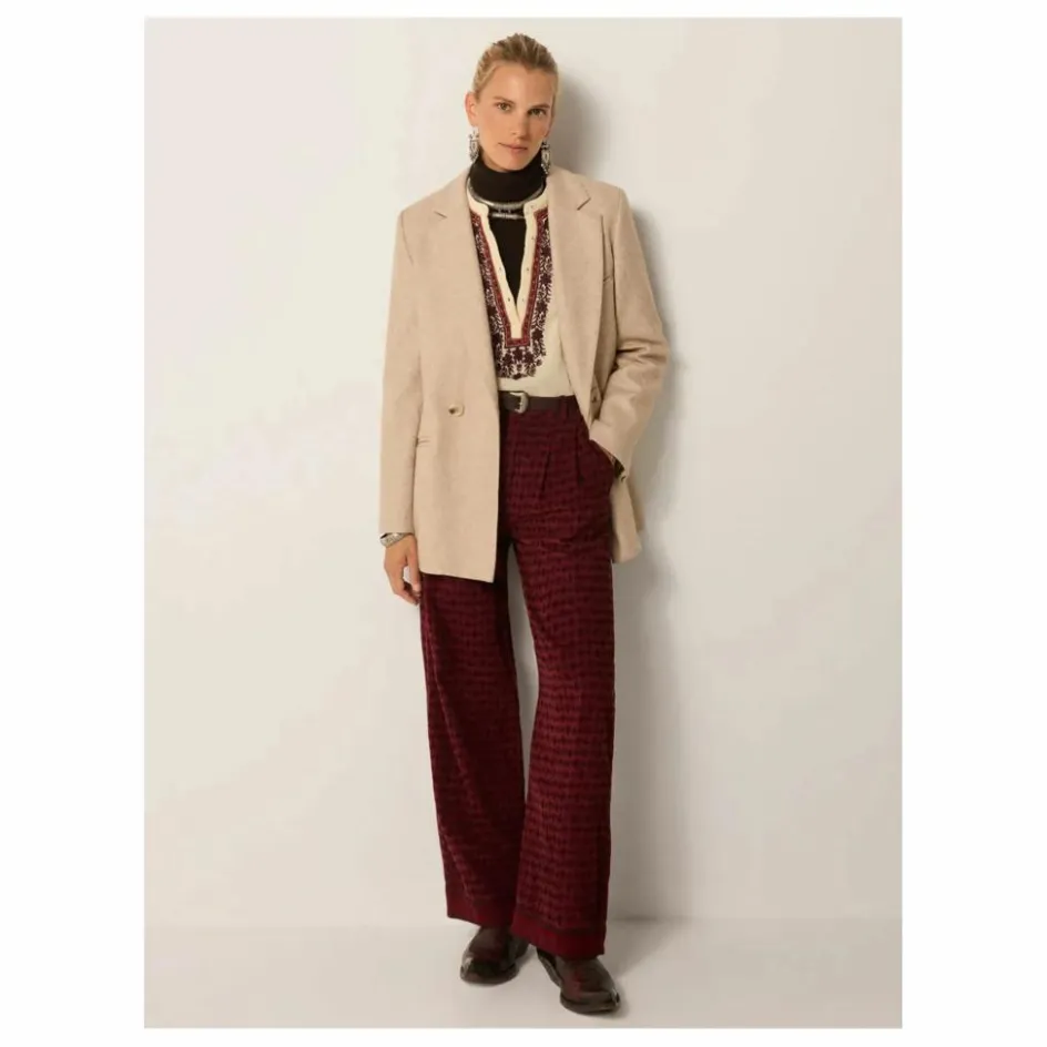 Maison Hotel Blouse Vineyard Bruna Crêpe de Coton ||Femme Blouses, Chemises