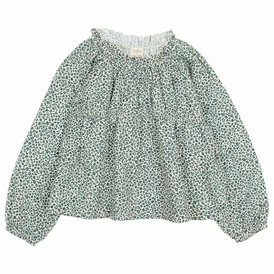 Online Búho Blouse Volants | Vert Cèdre