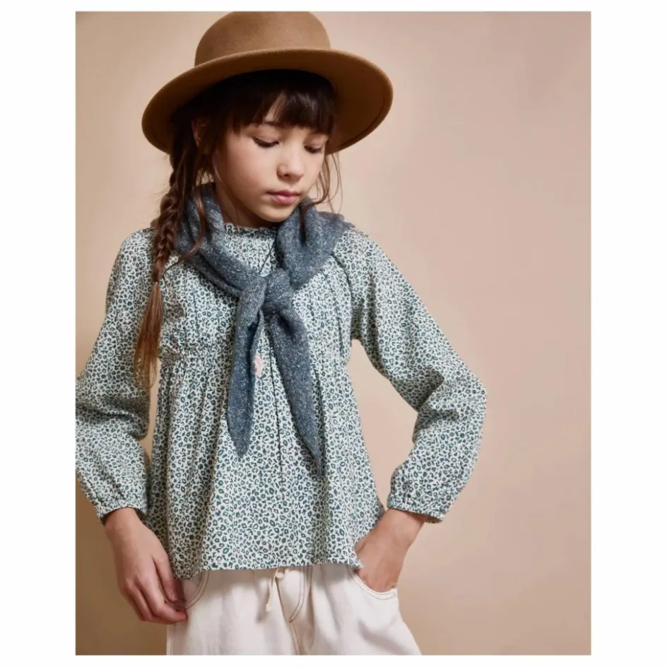 Online Búho Blouse Volants | Vert Cèdre
