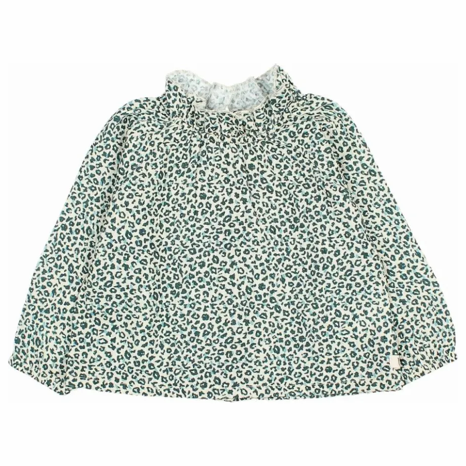 Búho Blouse Volants Bébé | Vert Cèdre