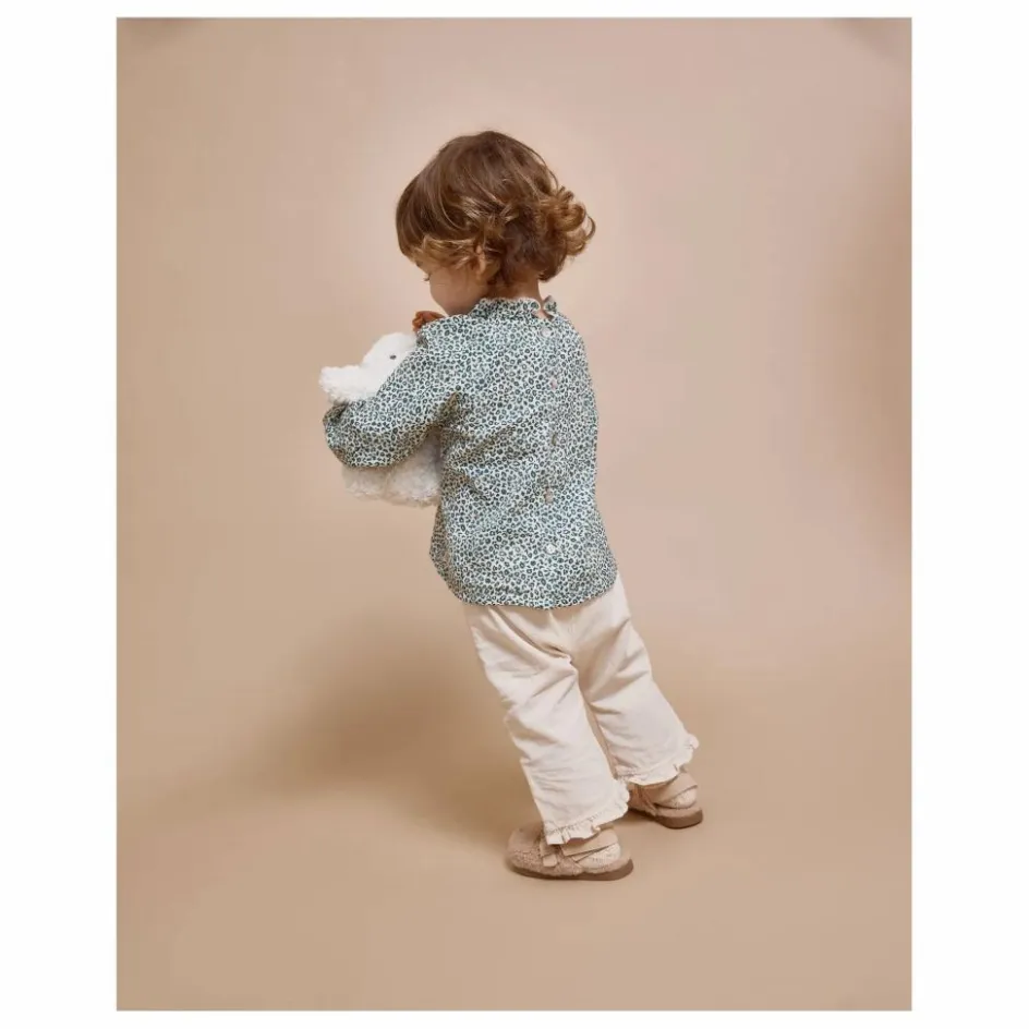 Búho Blouse Volants Bébé | Vert Cèdre