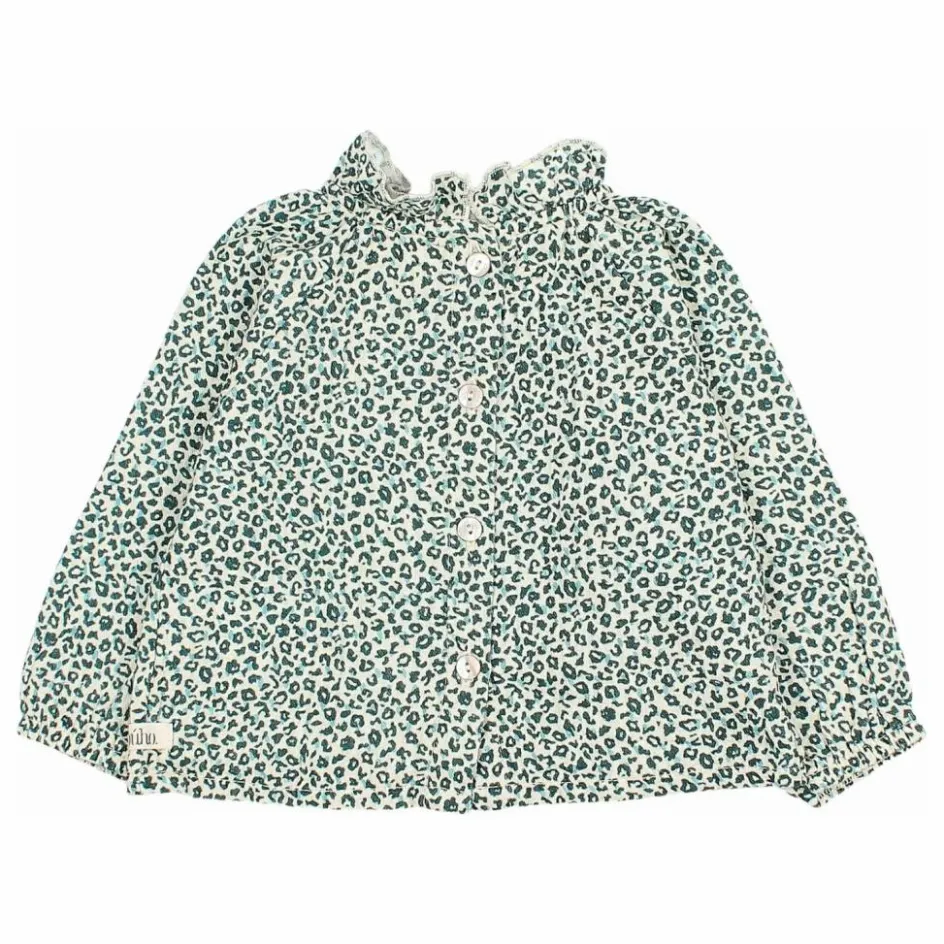 Búho Blouse Volants Bébé | Vert Cèdre